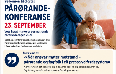 Lenkje til artikkel: Velkomen til digital Pårørandekonferanse 23. september